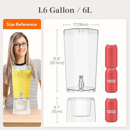 Lifewit 1.6 Gallon Drink Dispenser - Image 2
