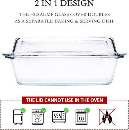 Rectangular Tempered Glass Casserole Dish - Image 3