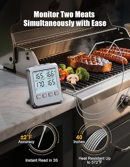 Dual Probe Meat Thermometer Digital - Image 2