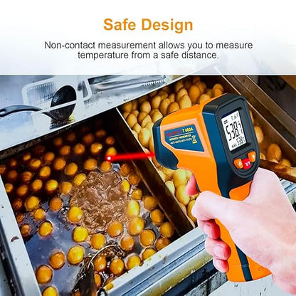 DEASOMIYE Infrared Thermometer Gun, -58°F~1112°F Laser Thermometer Temperature - Image 5