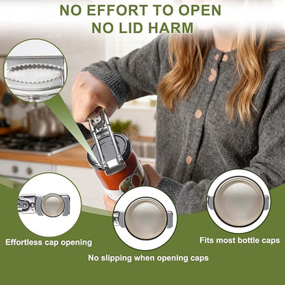 Adjustable Jar Opener –2026 Stainless Steel Can & Bottle Opener - Image 5