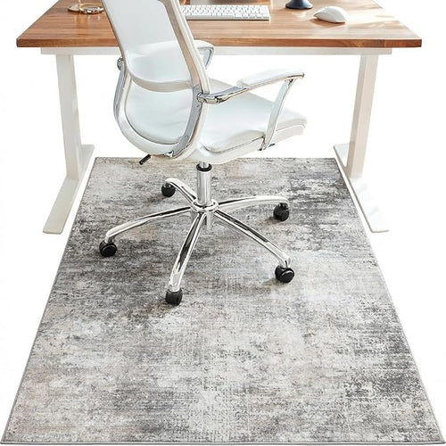 36"x60" Office Chair Mat for Hardwood Tile Floor, Under Desk Carpet Protector by BESBLEE