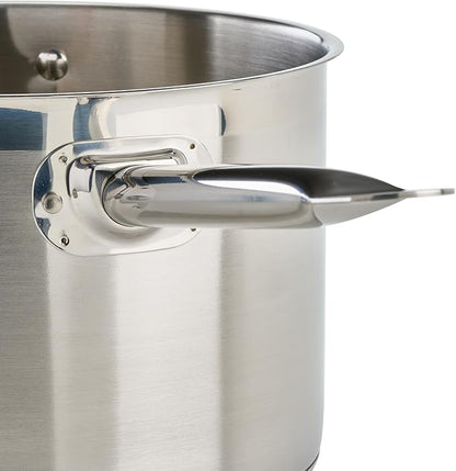 Winco Heavy-Duty Stainless Steel Sauce Pan - Image 4