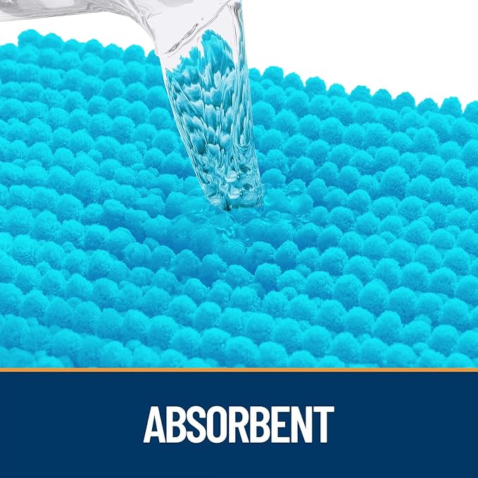 OLANLY Dog Door Mat for Muddy Paws 36x24, Ultra Absorbent Chenille Mud Doormat - Image 4