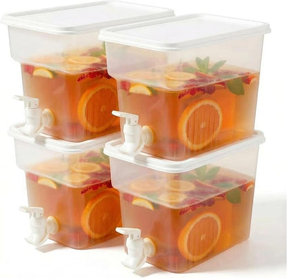 BEWBBAT 4 Pack 1.3 Gallon Drink Dispenser by BEWBBAT