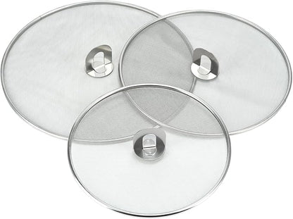 3 PCS Splatter Screen for Cooking, 25/29/ 33 cm Stainless Steel Grease Splatter by Zalaxt
