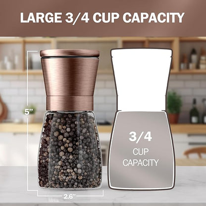 Home EC Original Copper Salt and Pepper Grinder Set of 2 - Image 4