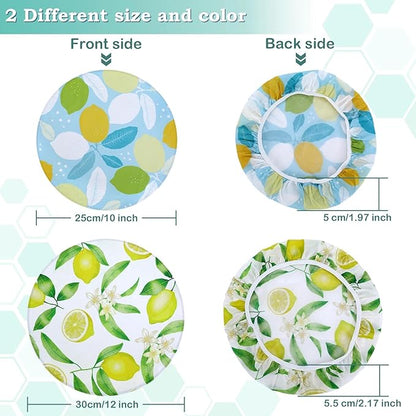 2 Large Reusable Beeswax Bowl Covers - Image 3