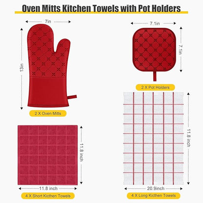 Oven Mitts Kitchen Towels Dishcloths - Image 2