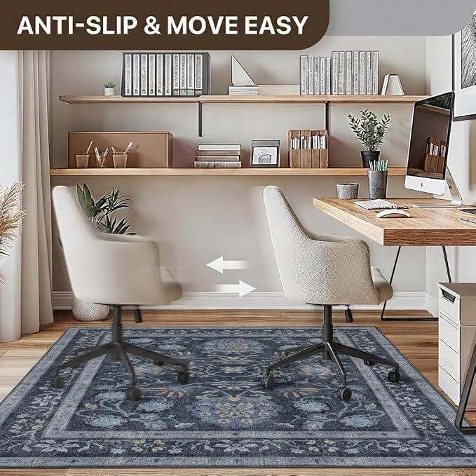 36"x60" Office Chair Mat for Hardwood Tile Floor, Under Desk Carpet Protector - Image 4