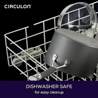 Circulon 83903 Radiance Hard Anodized Nonstick Cookware Pots and Pans Set - Image 7
