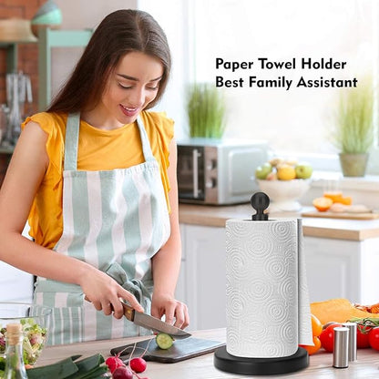 Kalitro Paper Towel Holder Countertop, Standing Paper Towel Roll Holder - Image 7