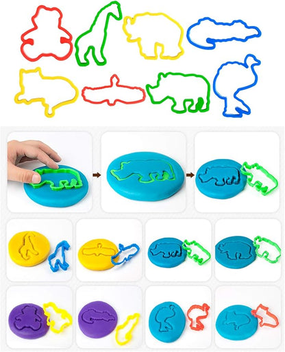 Kids Letter Molds Tools Set，Numeral Various Plastic Animal Molds - Image 4