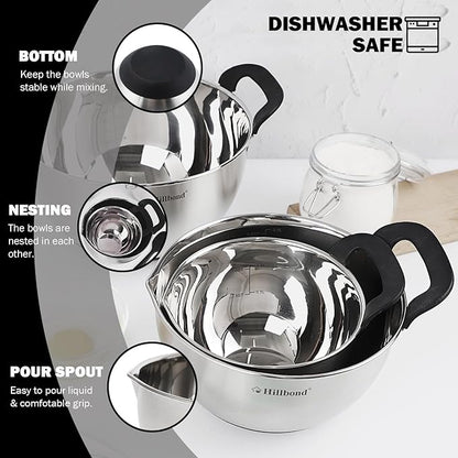 Hillbond Stainless Steel Bowls - Image 3