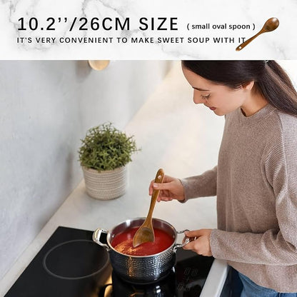 Wooden Spoons for Cooking, Nonstick Cooking Utensil Set - Image 3