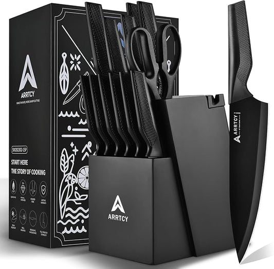 Knife Set with Block by ARRTCY