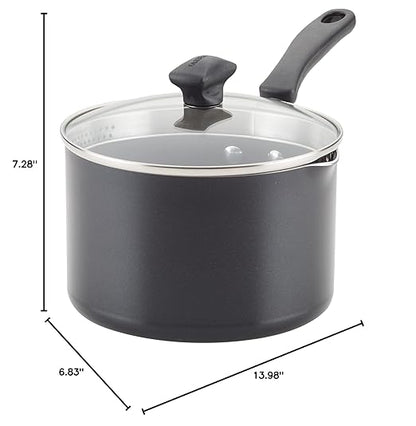 Farberware Cookstart DiamondMax Nonstick Straining Saucepan, Dishwasher Safe - Image 7
