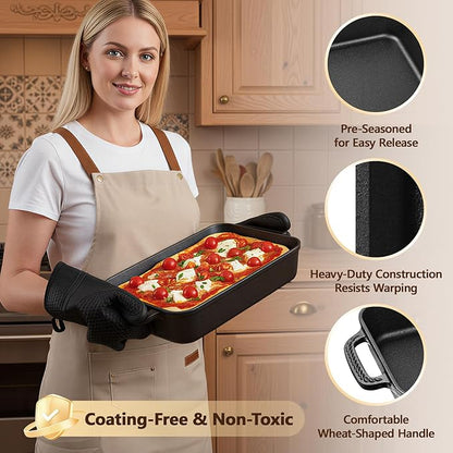Cast Iron Detroit Pizza Pan - Image 4