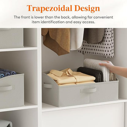 Lifewit Extra Large Trapezoid Closet Storage Bins - Image 3
