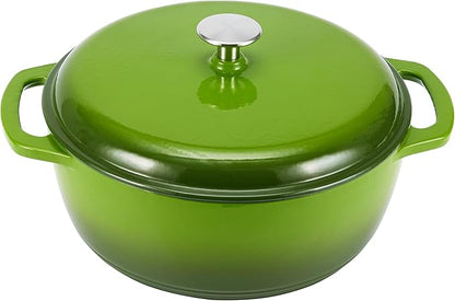 Amazon Basics Enameled Cast Iron Dutch Oven Pot by AmazonBasics
