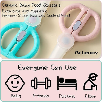 Ceramic Baby Food Scissors Kids - Image 6