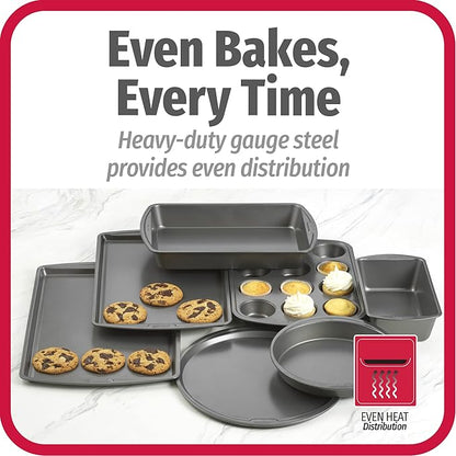 GoodCook Everyday 7-Piece Non-Stick Bakeware Set – 2 Cookie Sheet Pans - Image 5