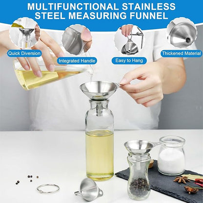 Measuring Cups and Spoons Set 35 Pcs, 11 Stainless Steel Nesting Measuring - Image 8
