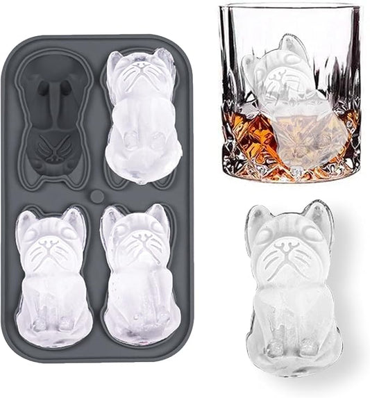 French Bulldog Gifts 3D Ice Cube Mold, Admaison Ice Cube Tray by Admaison