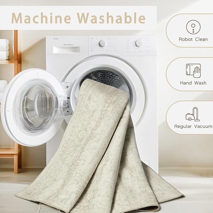 Srugn Washable Rugs 8x10 Area Rugs - Image 4
