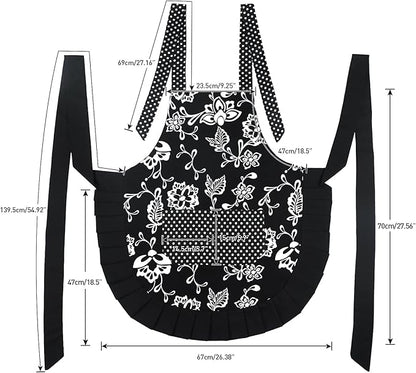G2PLUS Vintage Floral Kitchen Apron - Image 2