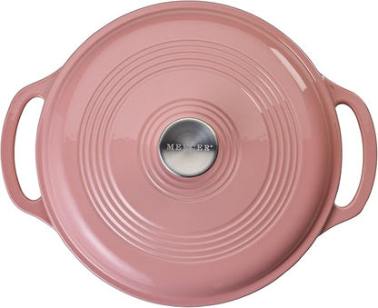 Mercer Culinary Enameled Cast Iron Round Dutch Oven, 6 qt. - Image 3