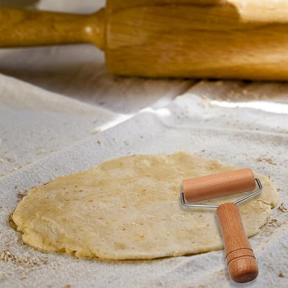 Wooden Rolling Pin, Ergonomic Non-Stick Pizza Baker Dough Pastry Roller - Image 6