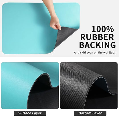 HotLive Dish Drying Mat for Kitchen Counter, Heat Resistant Drainer Mats - Image 5