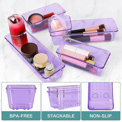 StorMiracle 23 PCS Drawer Organizer Set, 5 Varied Size Bathroom and kitchen - Image 3