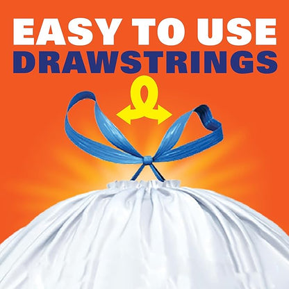 Hefty Strong 13 Gallon Trash Bags, Tall Kitchen Trash Bags, UnscentedLarge - Image 5
