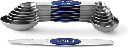 Spring Chef Stainless Steel Magnetic Measuring Spoons Set of 8 - Image 8