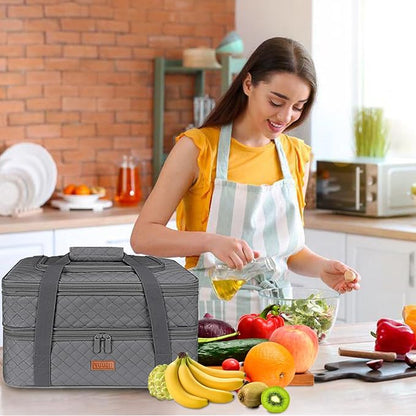 Quilted Double Decker Casserole Carrier - Image 2
