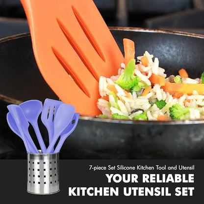 Chef Craft - Premium Silicone Kitchen Tools and Utensils Set, Non-Scratch - Image 5