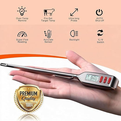 Antonki Meat Thermometer Digital, Smart Instant Read Food Thermometer - Image 3