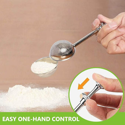 HULISEN Stainless Steel Biscuit Cutter Set, Flour Duster, Pastry Scraper and - Image 5