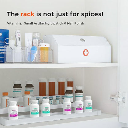 2 Pack Expandable Spice Rack Organizer - Image 9