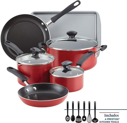 Farberware Cookstart DiamondMax Nonstick Cookware/Pots and Pans Set, Dishwasher - Image 3