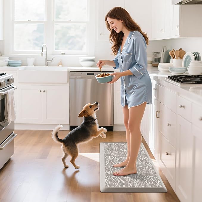 Mattitude 4/5 Inch Kitchen Mat, 20x32in Heavy Duty Ergonomic Comfort Foam - Image 5