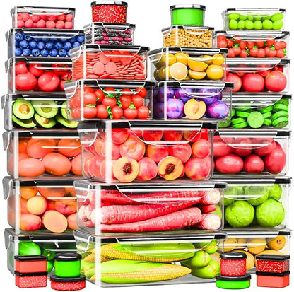 RockBerry 66 Pcs Large Food Storage Containers by RockBerry