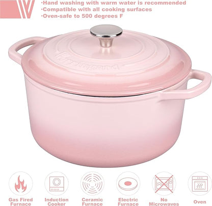 VORRINGARD Enameled Cast Iron Dutch Oven Pot - Image 3