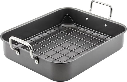 Rachael Ray Bakeware Nonstick Roaster/Roasting Pan by RachaelRayKitchenware