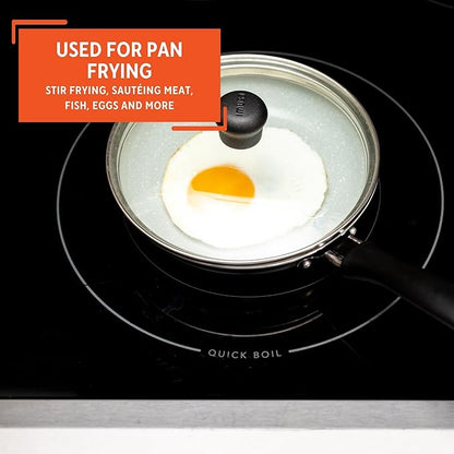 IMUSA 6.3” Gray Speckled Ceramic Mini Fry Pan - Image 6