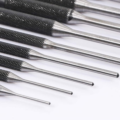 Roll Pin Punch Set with Storage Pouch, 9 Piece Steel Removal Tool Kit - Image 7
