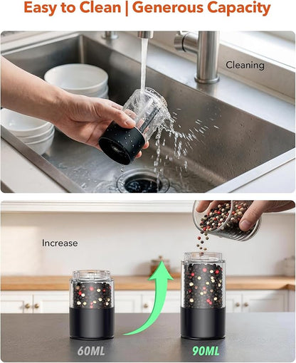 TOMEEM Electric Salt and Pepper Grinder Set - Image 5