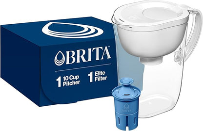 Brita Water Pitcher, Everyday Elite Filter, Removes 99% of Lead, Includes 1 by Brita